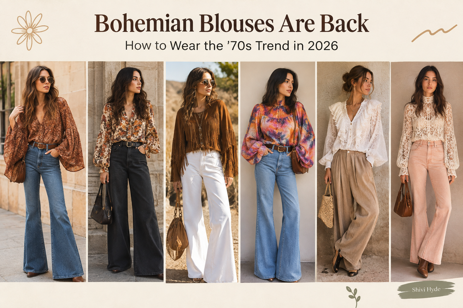 latest bohemian blouse trend