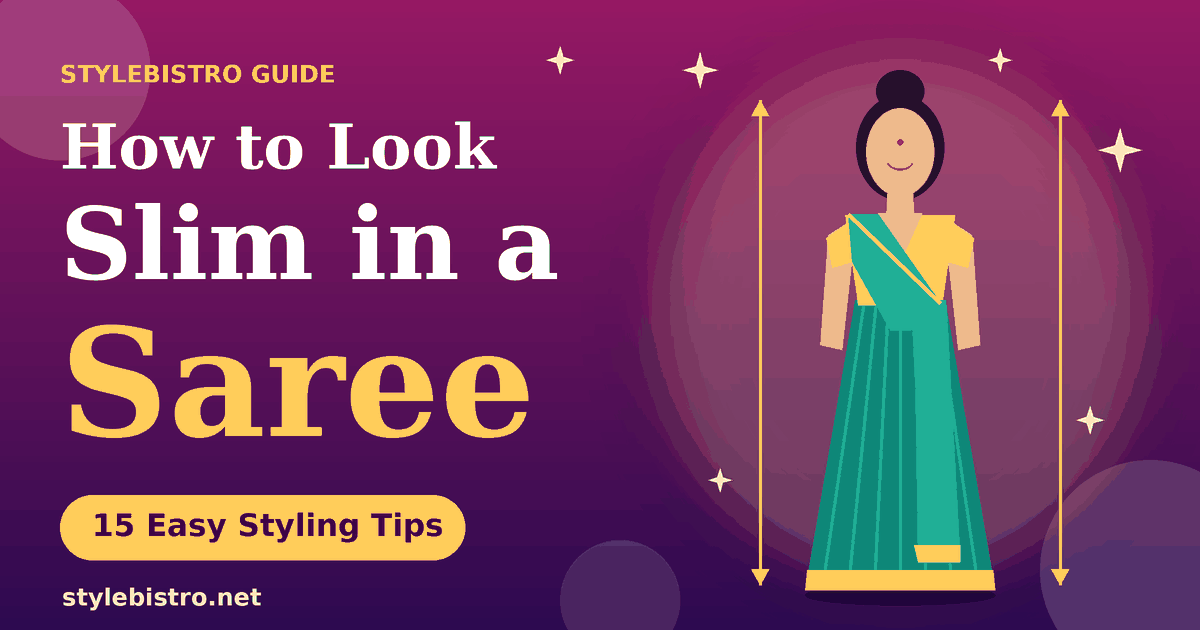 How to Look Slim in a Saree